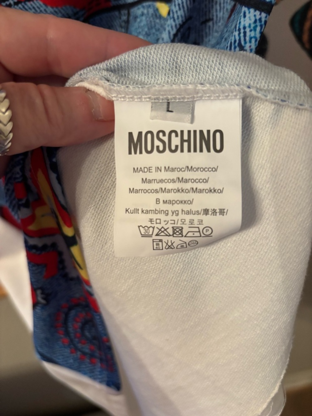 MOSCHINO Couture Trompe L’Oeil Denim Overall Print Dress | NWT | Italy | Rare - Picture 12 of 13